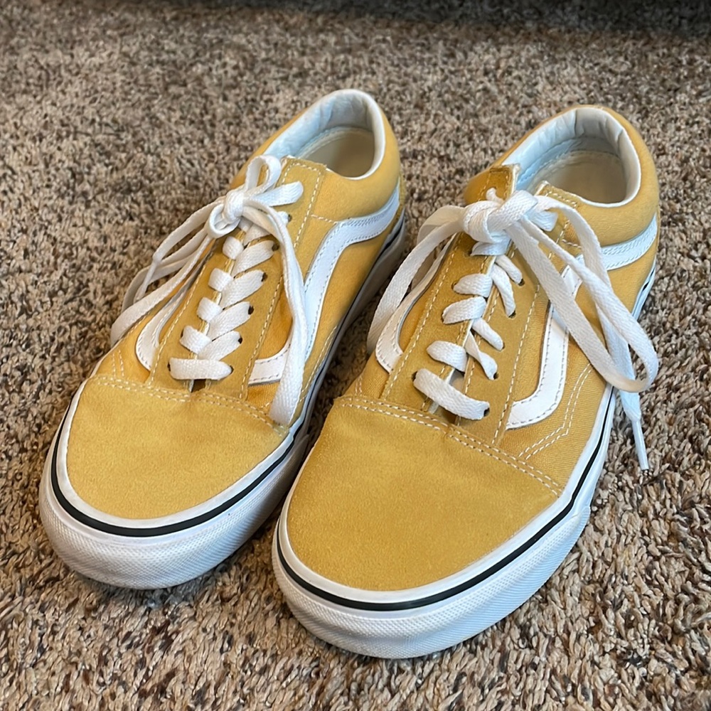 Woman’s Yellow Vans